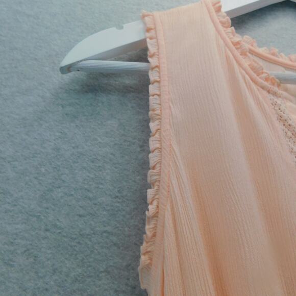 O'Neil Womens Soft Peach Solid Sleeveless Mini Dress Size M - New - Picture 7 of 11